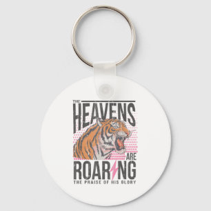 The Heavens Are Roaring, Psalm 19_1 Bible Verse Keychain