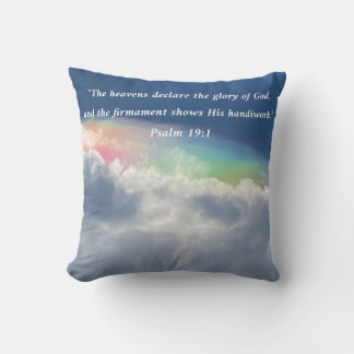 The Heavens Declare Ps. 19:1 Throw Pillow