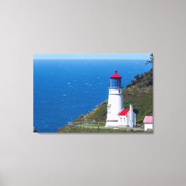 The Heceta Head Lighthouse Near Florence Canvas Print (Front)