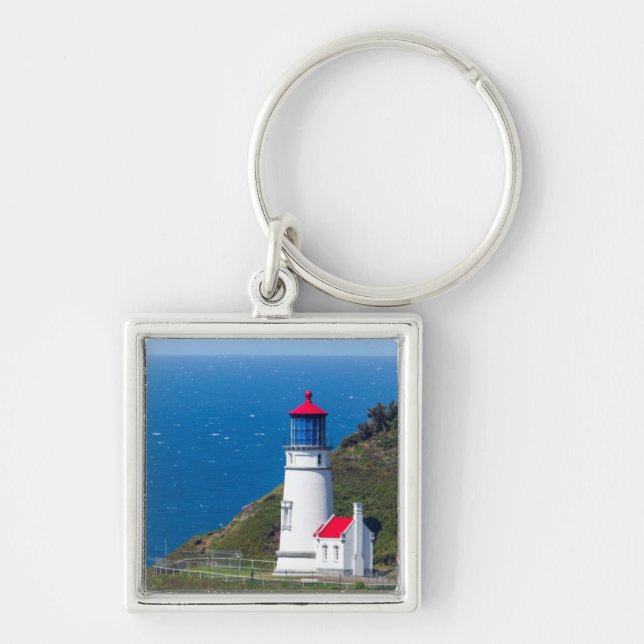 The Heceta Head Lighthouse Near Florence Keychain (Front)