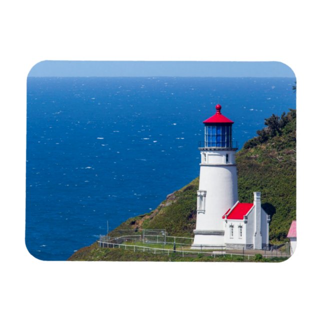 The Heceta Head Lighthouse Near Florence Magnet (Horizontal)