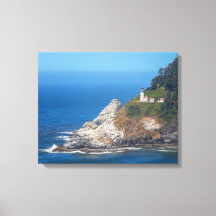 The Heceta Head Lighthouse on the Oregon Coast Canvas Print