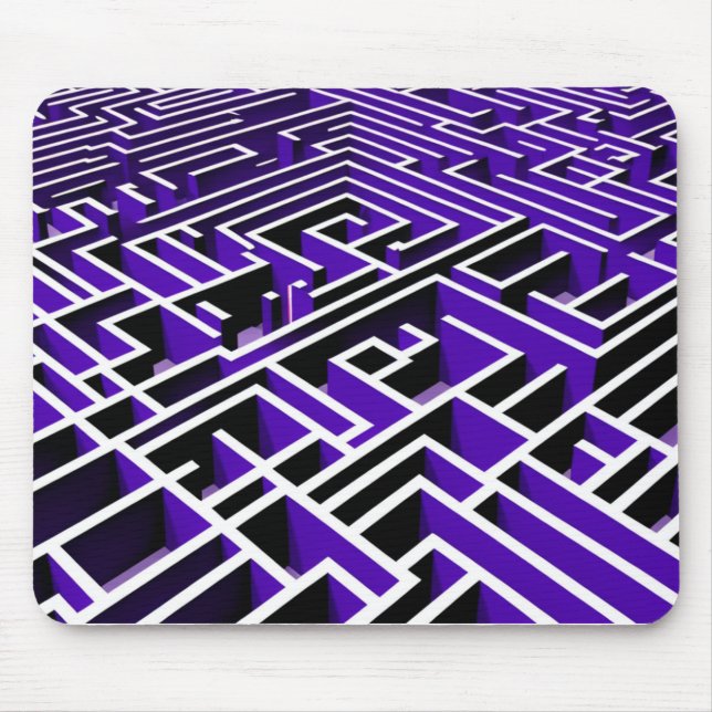 The hedge maze mouse pad (Front)