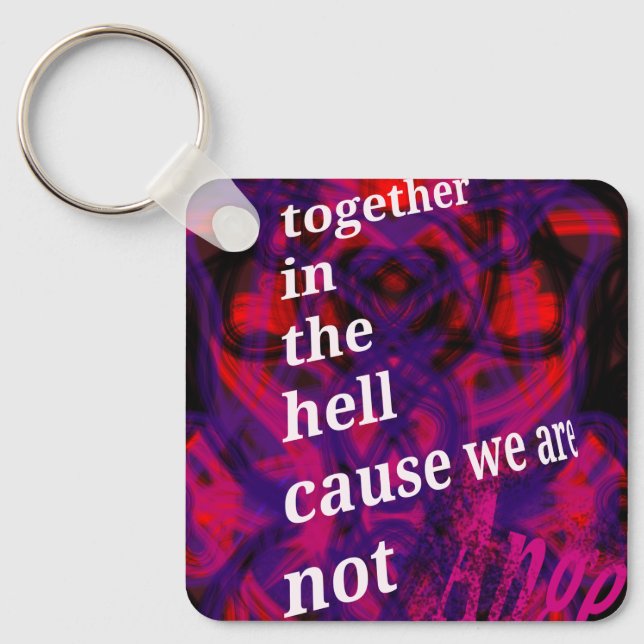 The hell keychain (Front)