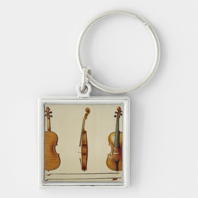 The Hellier violin made by Antonio Stradivarius (c Keychain (Front)