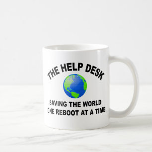 The Help Desk - Saving The World Coffee Mug