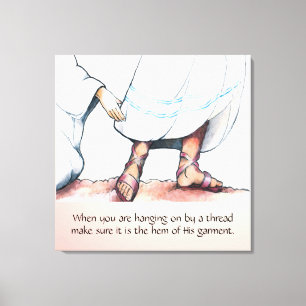 The Hem of His Garment Canvas Print