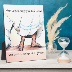 The Hem of His Garment Plaque