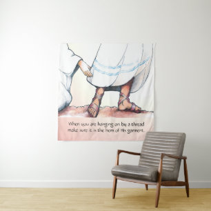 The Hem of His Garment   Tapestry