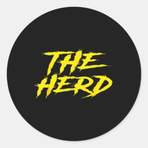 The Herd Brahmas San Antonio Football Tailgate Classic Round Sticker