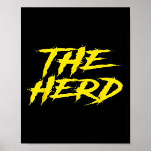 The Herd Brahmas San Antonio Football Tailgate Poster