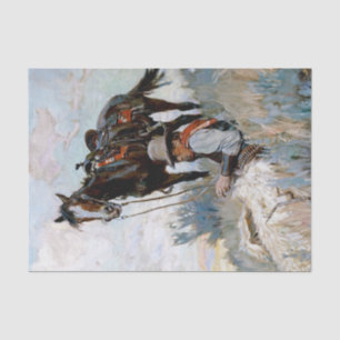 “The Herder” Western Art by Philip R Goodwin Tissue Paper