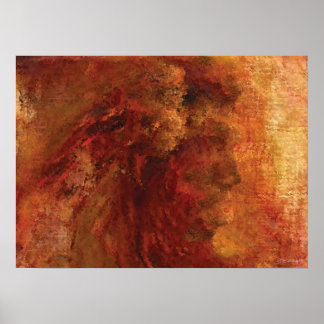 The Heritage Native American Painting Poster
