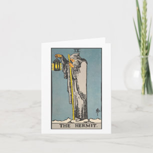 The Hermit tarot card - Rider Waite Smith tarot