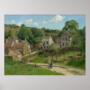 The Hermitage at Pontoise  Camille Pissarro   Poster