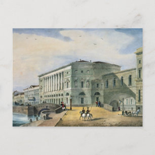 The Hermitage Theatre as Seen from Vassily Postcard