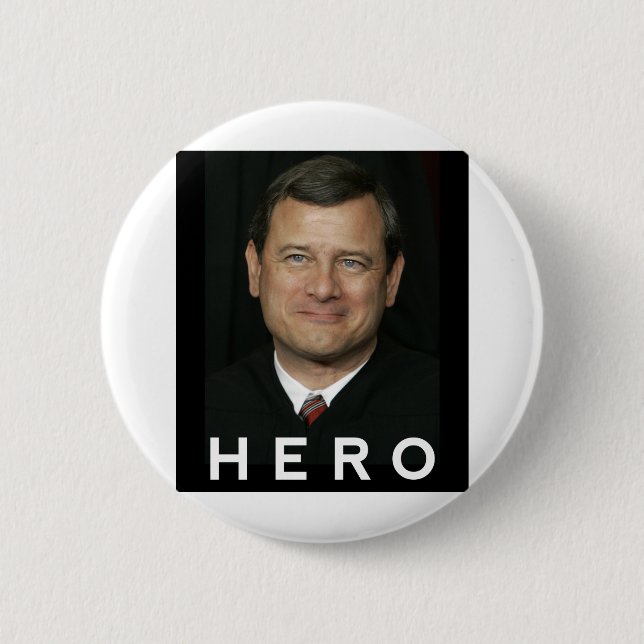 The Hero 2 Inch Round Button (Front)