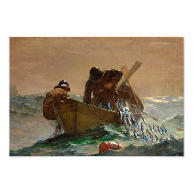 The Herring Net by Winslow Homer Photo Print (Front)