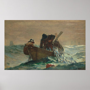 The Herring Net, by Winslow Homer Poster