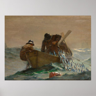 The Herring Net, Winslow Homer Poster