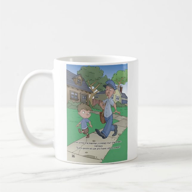 The Hiccup Book - mug - The Mailman (Left)