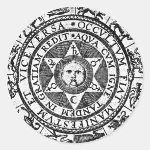 The Hidden Becomes Manifest Classic Round Sticker