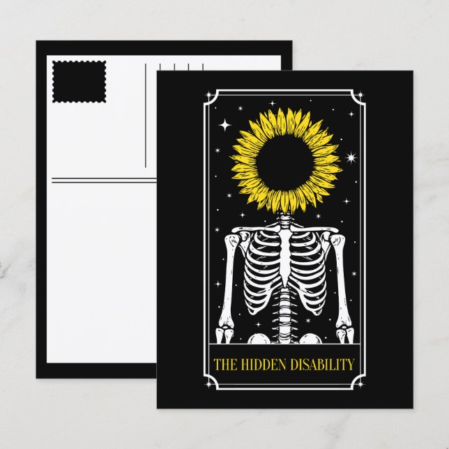 The Hidden Disability Tarot Card Awareness (Front/Back)