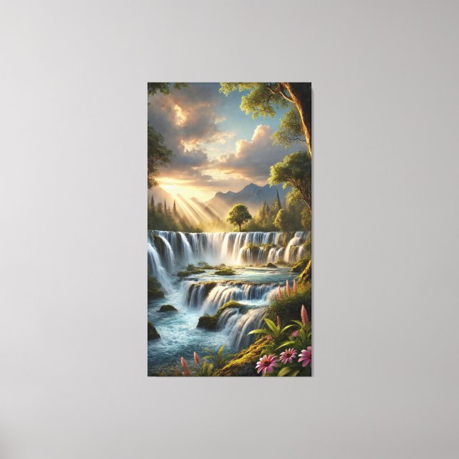 The Hidden Paradise – A Legendary Escape Canvas Print (Front)