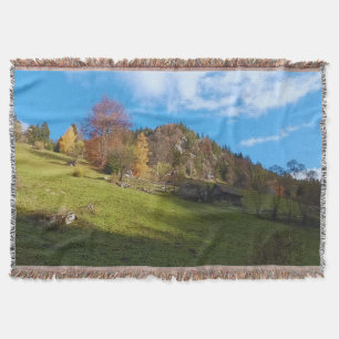 The High Meadow - Wild Nature Romania Throw Blanket