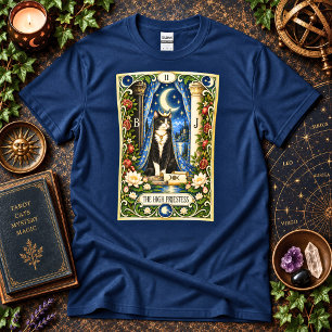 The High Priestess Cat Tarot - Inner Wisdom T-Shirt