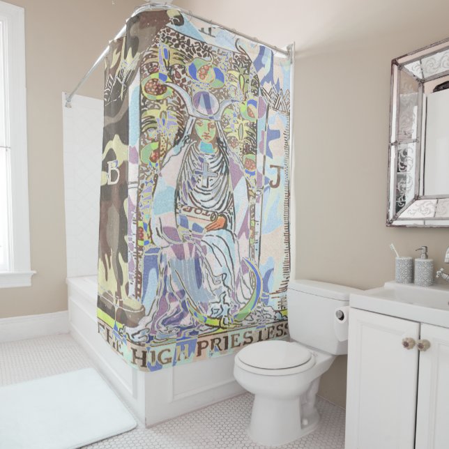 The High Priestess Tarot Card Bathroom (In Situ)