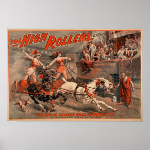 The High Rollers - Ben Hur "Bend Her" Theatre Poster