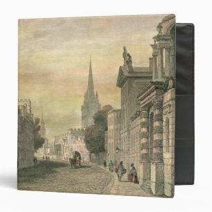 The High Street, Oxford, engraved by G. Hollis Binder