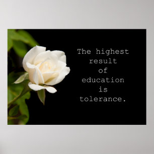 The highest result of education poster