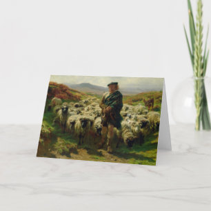 The Highland Shepherd, 1859 Card
