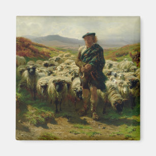 The Highland Shepherd, 1859 Magnet