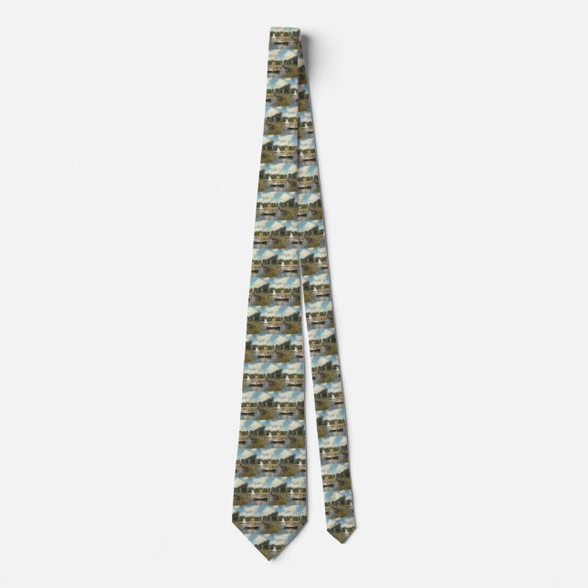 The Highway Bridge at Argenteuil by Claude Monet Tie (Front)