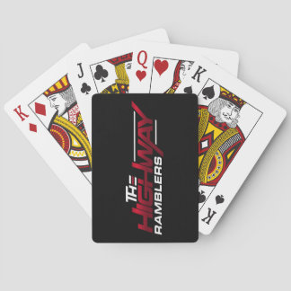 The Highway Ramblers playing cards