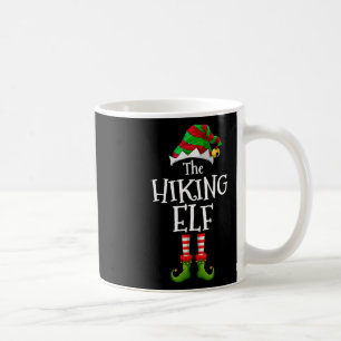 The hiking elf  matching family hiking christmas e coffee mug