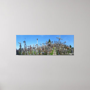 The Hill of Crosses of Northern Lithuania Canvas Print