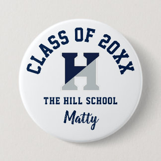 The Hill School Button Logo Custom Personalized