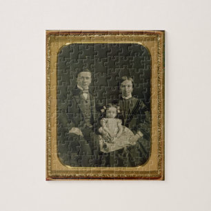 The Hiller family, c.1850 (daguerreotype) Jigsaw Puzzle