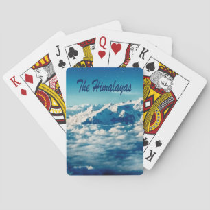 The Himalayas Mountains with Text Playing Cards