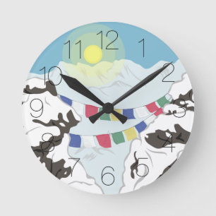 The Himalayas Round Clock