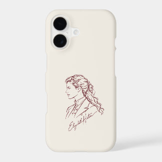 The Hintons Beth Burgundy on Ivory iPhone 17 Case