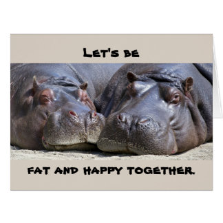 The Hippos Valentine Card
