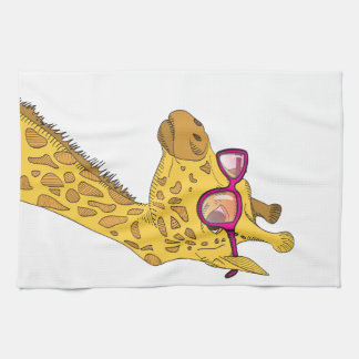 The Hipster Giraffe Kitchen Towel