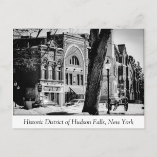 The Historic District of Hudson Falls Postcard