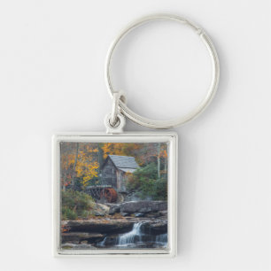 The Historic Grist Mill On Glade Creek Keychain