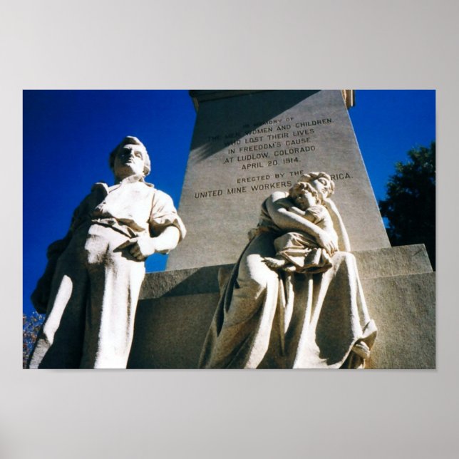 The Historic Ludlow Massacre of April 20, 1914 Poster (Front)